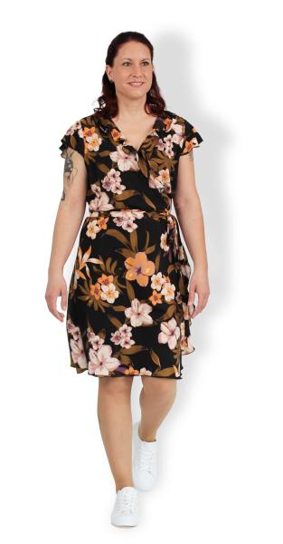 Fadenkäfer Papierschnittmuster Wickelkleid Holly Damen